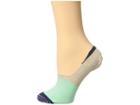 Happy Socks Block Color Liner Socks (gray/green) Women's Crew Cut Socks Shoes