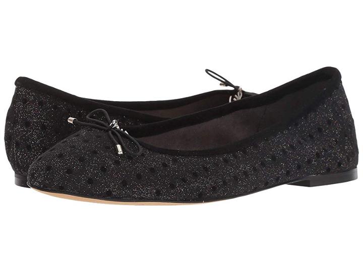 Sam Edelman Felicia (metallic Multi Glitter Dot Fabric) Women's Flat Shoes