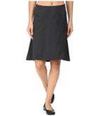 Royal Robbins Herringbone Discovery Strider Skirt (charcoal) Women's Skirt