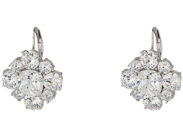 Nina Amara Earrings (rhodium/white Cz) Earring