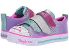 Skechers Kids Twinkle Lite 20164l (little Kid/big Kid) (blue/multi) Girl's Shoes