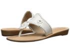 Jack Rogers Cara Croco (white) Women's Sandals