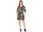 Karen Kane Cold Shoulder Dress (floral) Women's Dress