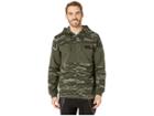 Puma Camo Foil Full Zip Fleece Hoodie (forest Night) Men's Sweatshirt