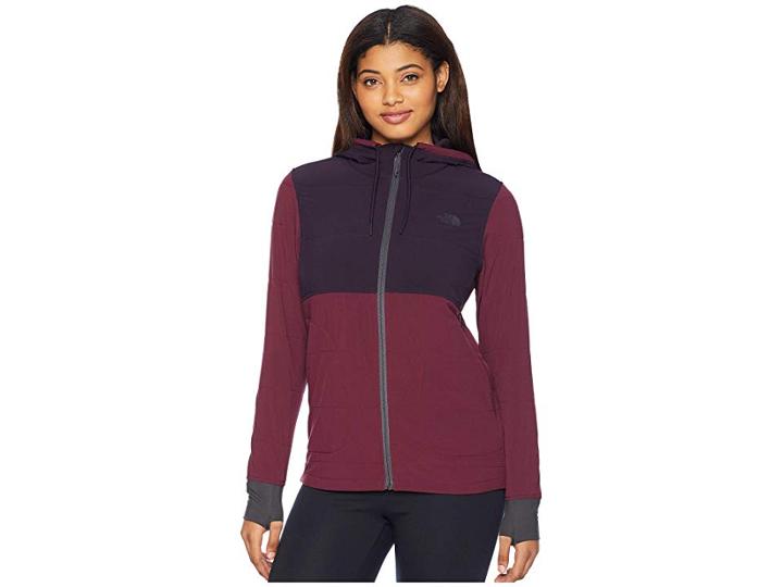 The North Face Mountain Full Zip Sweatshirt (fig/galaxy Purple) Women's Sweatshirt