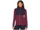 The North Face Mountain Full Zip Sweatshirt (fig/galaxy Purple) Women's Sweatshirt