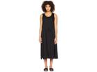 Eileen Fisher Scoop Neck C/l Dress (black) Women's Dress