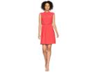 Adrianna Papell Matte Jersey Fit And Flare Dress (geranium) Women's Dress