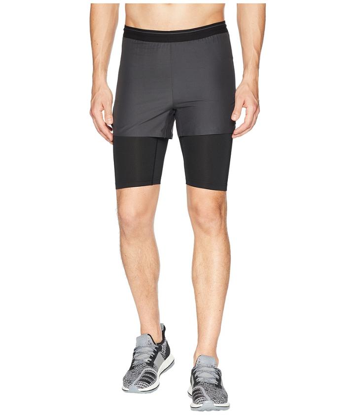 Adidas Outdoor Agravic 2-in-1 Parley Shorts (black) Men's Shorts