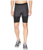 Adidas Outdoor Agravic 2-in-1 Parley Shorts (black) Men's Shorts