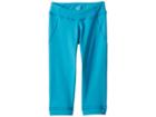 Bloch Kids Capri Leggings (little Kids/big Kids) (turquoise) Girl's Casual Pants