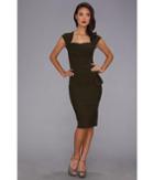 Stop Staring! Uma Fitted Dress (army Green) Women's Dress