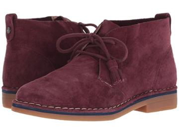 Hush Puppies Cyra Catelyn (dark Wine Suede) Women's Lace-up Boots