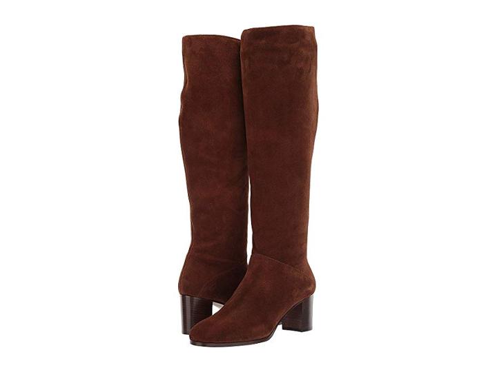 L.k. Bennett Esti Block Heel Slouch Boot (tobacco) Women's Boots
