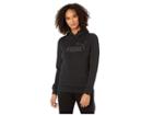 Puma Elevate Essential Logo Hoodie (black/metallic Bronze) Women's Sweater