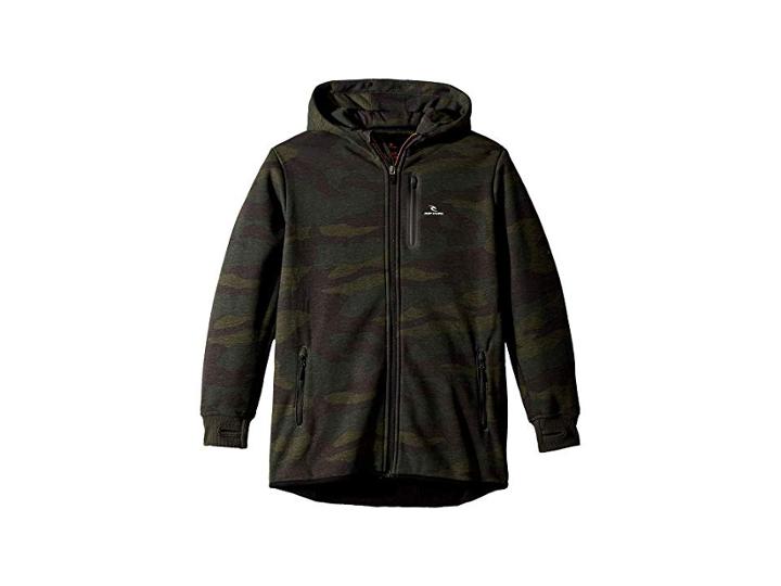 Rip Curl Kids Departed Anti Series Fleece (big Kids) (camo) Boy's Fleece