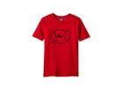 Lacoste Kids Short Sleeve Croc Logo Tee Shirt (little Kids/big Kids) (lighthouse Red/navy Blue) Boy's T Shirt