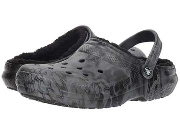 Crocs Classic Kryptek Typhon Lined Clog (black) Clog Shoes