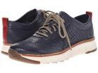 Cole Haan Zerogrand Perforated Sneakers (estate Blue) Men's Lace Up Casual Shoes