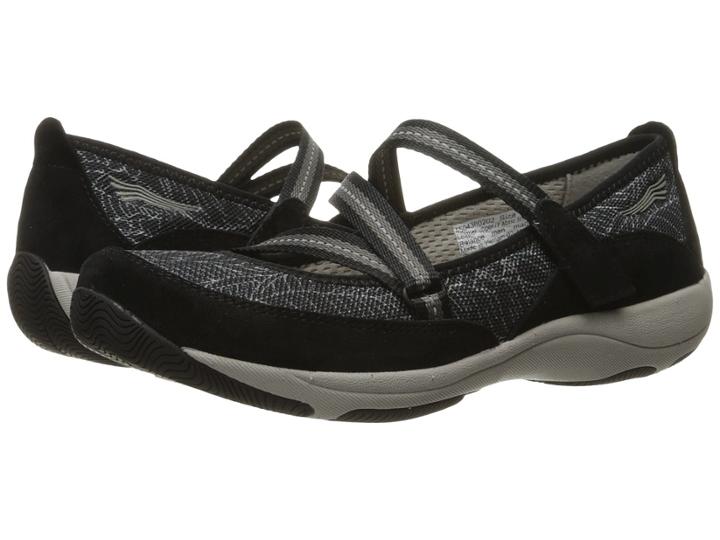 Dansko Hazel (black Print Suede) Women's  Shoes
