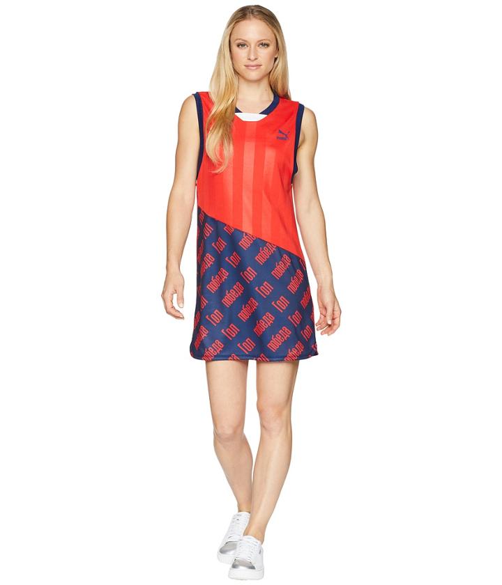 Puma Worldcup Tank Top (flame Scarlet) Women's Sleeveless