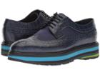 Paul Smith Grand Stripe Sneaker (dark Navy Crocodile Print) Women's Shoes