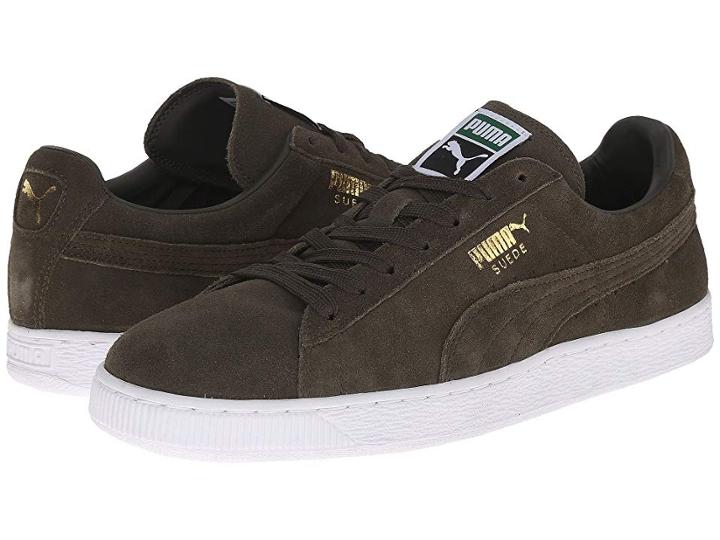 Puma The Suede Classic+ (forest Night/white) Men's Shoes