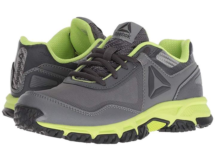Reebok Kids Ridgerider Trail 3.0 (little Kid/big Kid) (grey/electric Flash) Boys Shoes