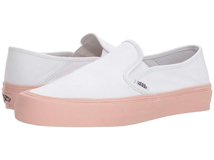 Vans Slip-on Sf (evening Sand/white) Skate Shoes