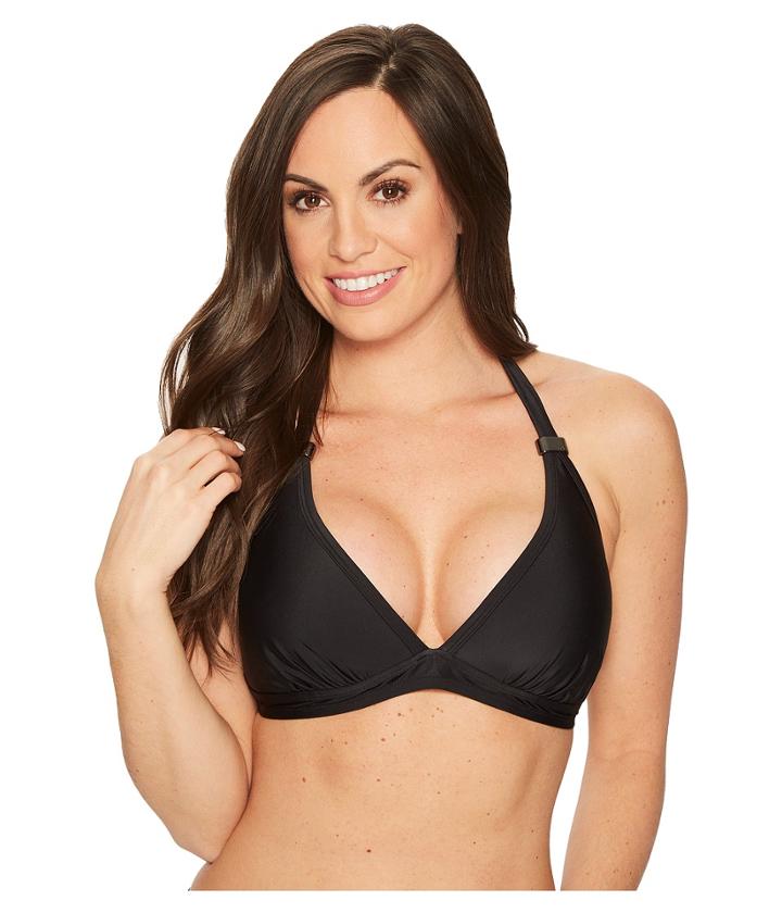 Lole Oahu D-cup Halter (black) Women's Clothing