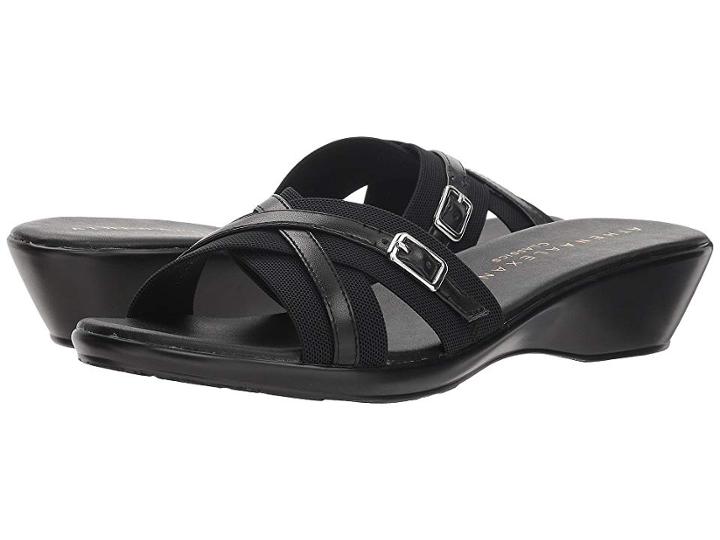 Athena Alexander Bindy (black Stretch) Women's Sandals
