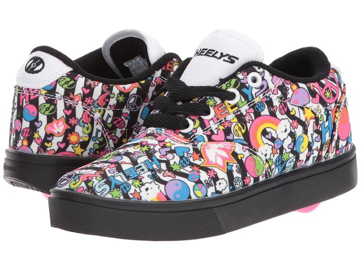 Heelys Launch (little Kid/big Kid/adult) (black/white/multi) Kids Shoes