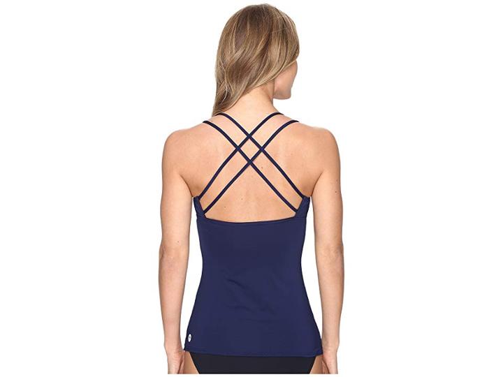 Tyr Brooke Tank Top (navy) Women's Swimwear