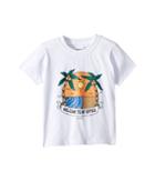Superism Island Vacation Short Sleeve Tee (toddler/little Kids/big Kids) (white) Boy's T Shirt