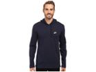 Nike Club Jersey Pullover Hoodie (obsidian/white) Men's Clothing