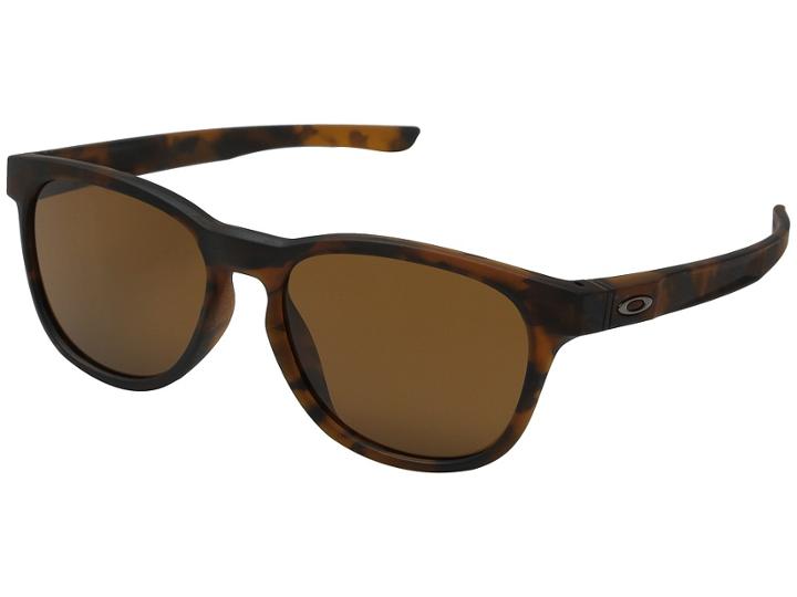 Oakley Stringer (matte Brown Tortoise/dark Bronze) Plastic Frame Fashion Sunglasses