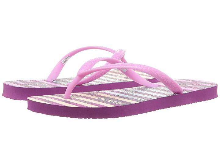 Reef Kids Little Reef Escape Prints (toddler/little Kid/big Kid) (palm/stripe) Girls Shoes