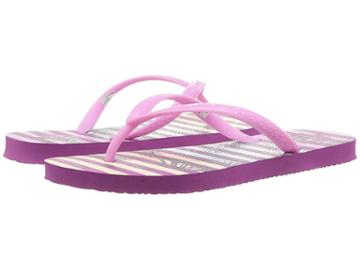 Reef Kids Little Reef Escape Prints (toddler/little Kid/big Kid) (palm/stripe) Girls Shoes