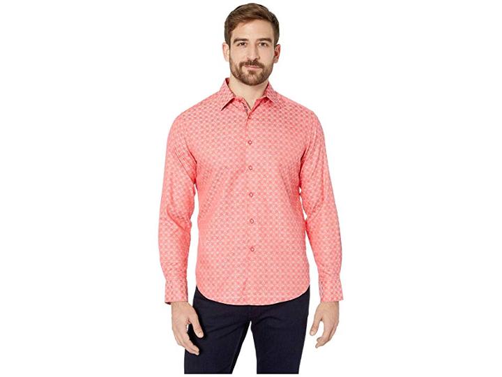 Robert Graham Diamante Shirt (rose) Men's Clothing
