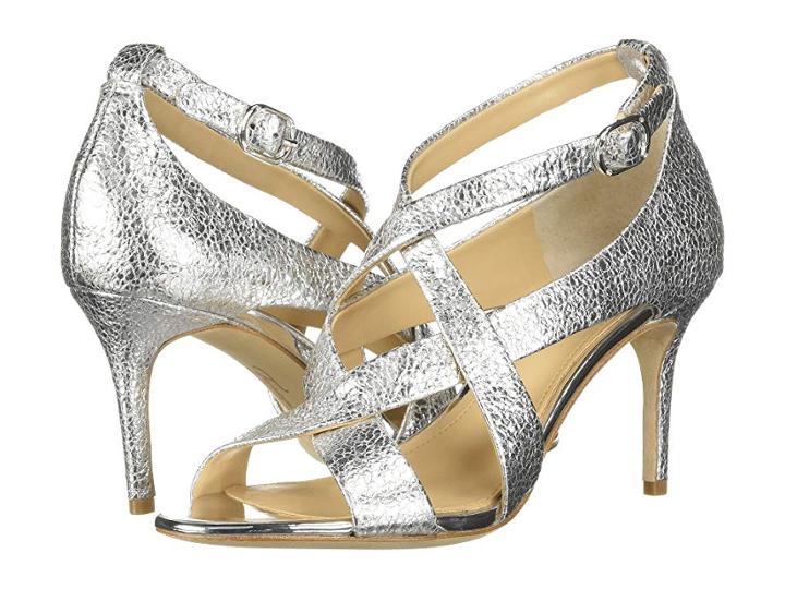Imagine Vince Camuto Paill 2 (platinum Cracked Metallic) High Heels