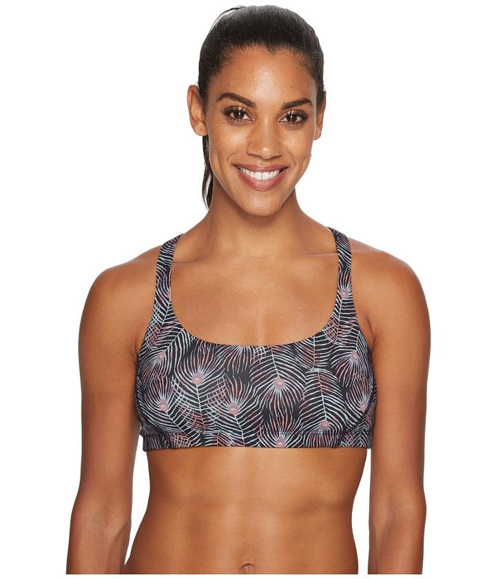 Carve Designs Hana Bikini Top (black Plume) Women's Swimwear