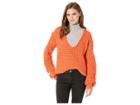 Free People Crashing Waves Pullover (red) Women's Clothing