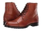 Massimo Matteo 7-eye Cap Boot (burnished Brandy) Men's Lace-up Boots