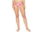Trina Turk Bali Blossoms Twist Side Hipster Bottom (red) Women's Swimwear