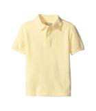 Nautica Kids Short Sleeve Pique Polo (big Kids) (light Yellow) Boy's Short Sleeve Pullover