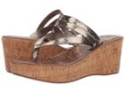 Sam Edelman Rasha (pewter Metallic Boa Snake) Women's Shoes