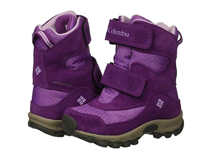 Columbia Kids Parkers Peaktm Boot (toddler/little Kid) (crown Jewel/phantom Purple) Girls Shoes