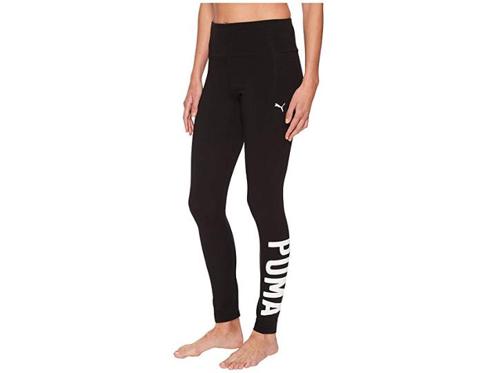 Puma Athletic Leggings (puma Black/white) Women's Casual Pants