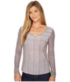 Kuhl Elsa Long Sleeve Shirt (shale) Women's Long Sleeve Pullover