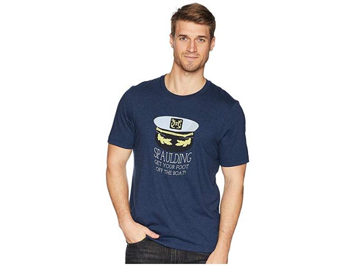 Travismathew Spaulding Top (heather Blue Nights) Men's T Shirt